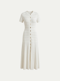Provence Pointelle Midi Dress