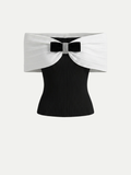 Monaco Contrast Bow Top