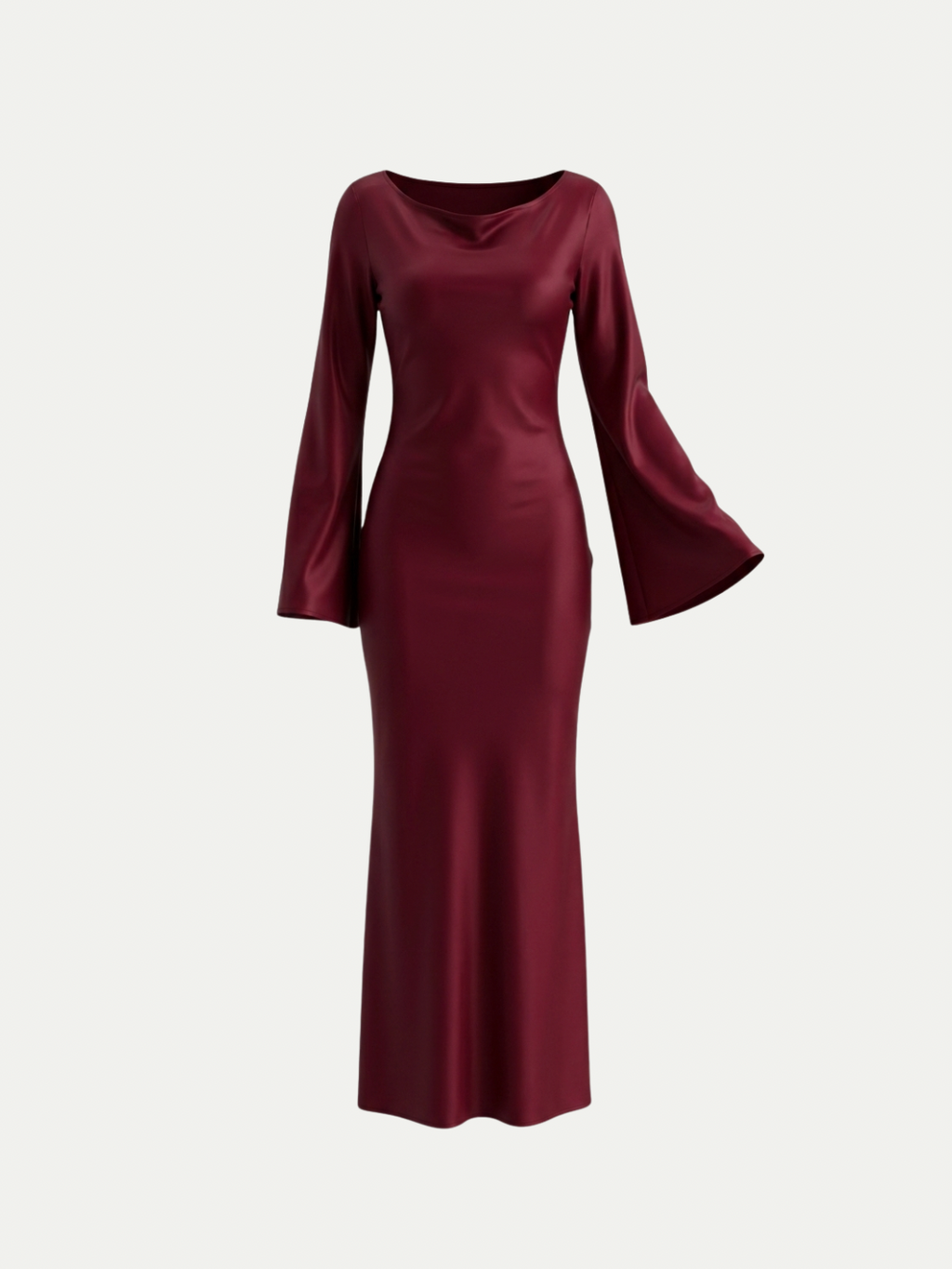 Vienna Satin Maxi Dress