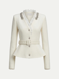 Vienna Crystal Lace Blazer