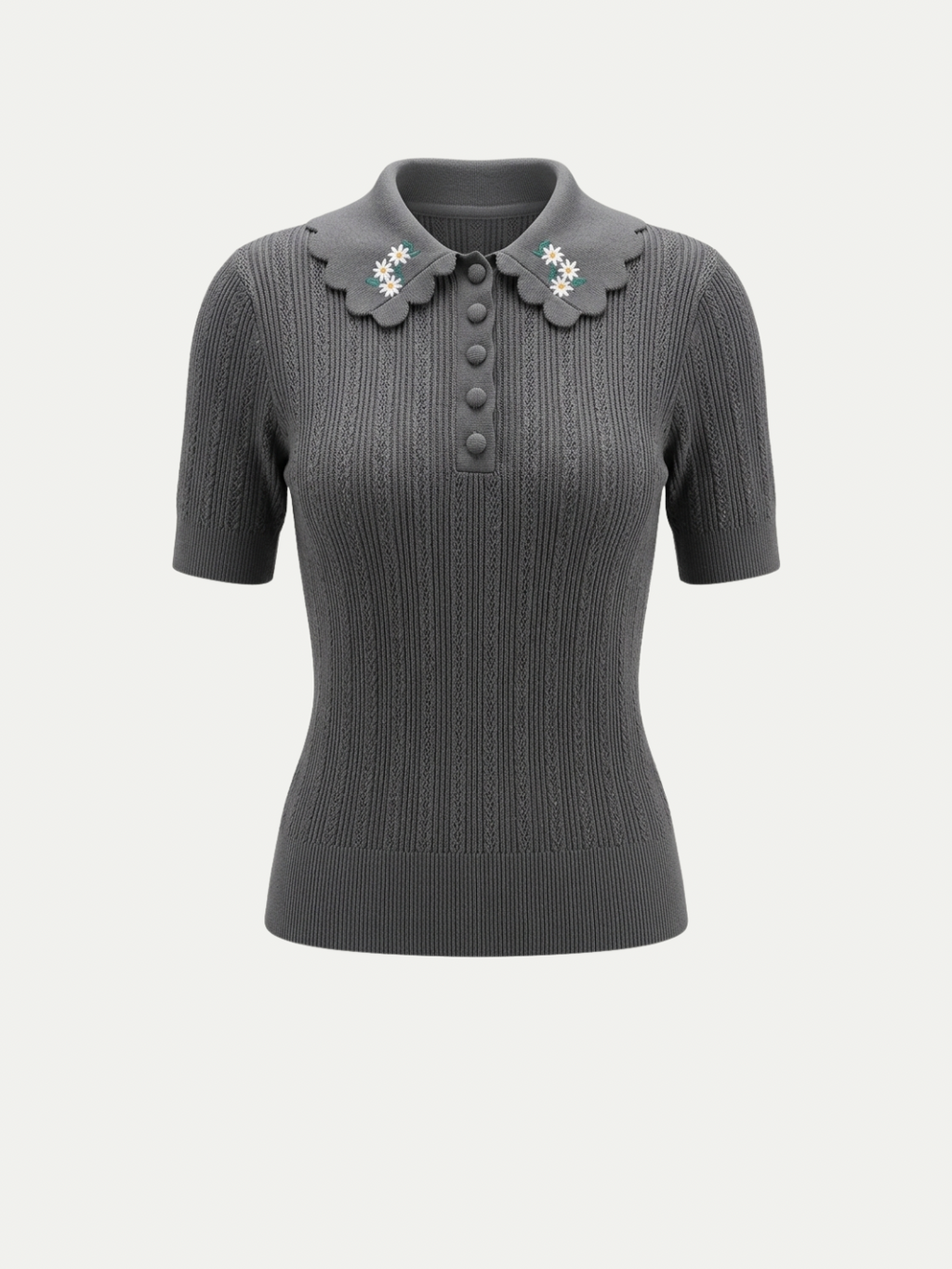 Monaco Daisy Polo Top