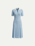Monaco Pearl Polo Maxi Dress