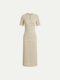 Cannes Pointelle Midi Dress