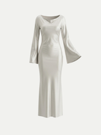 Vienna Satin Maxi Dress