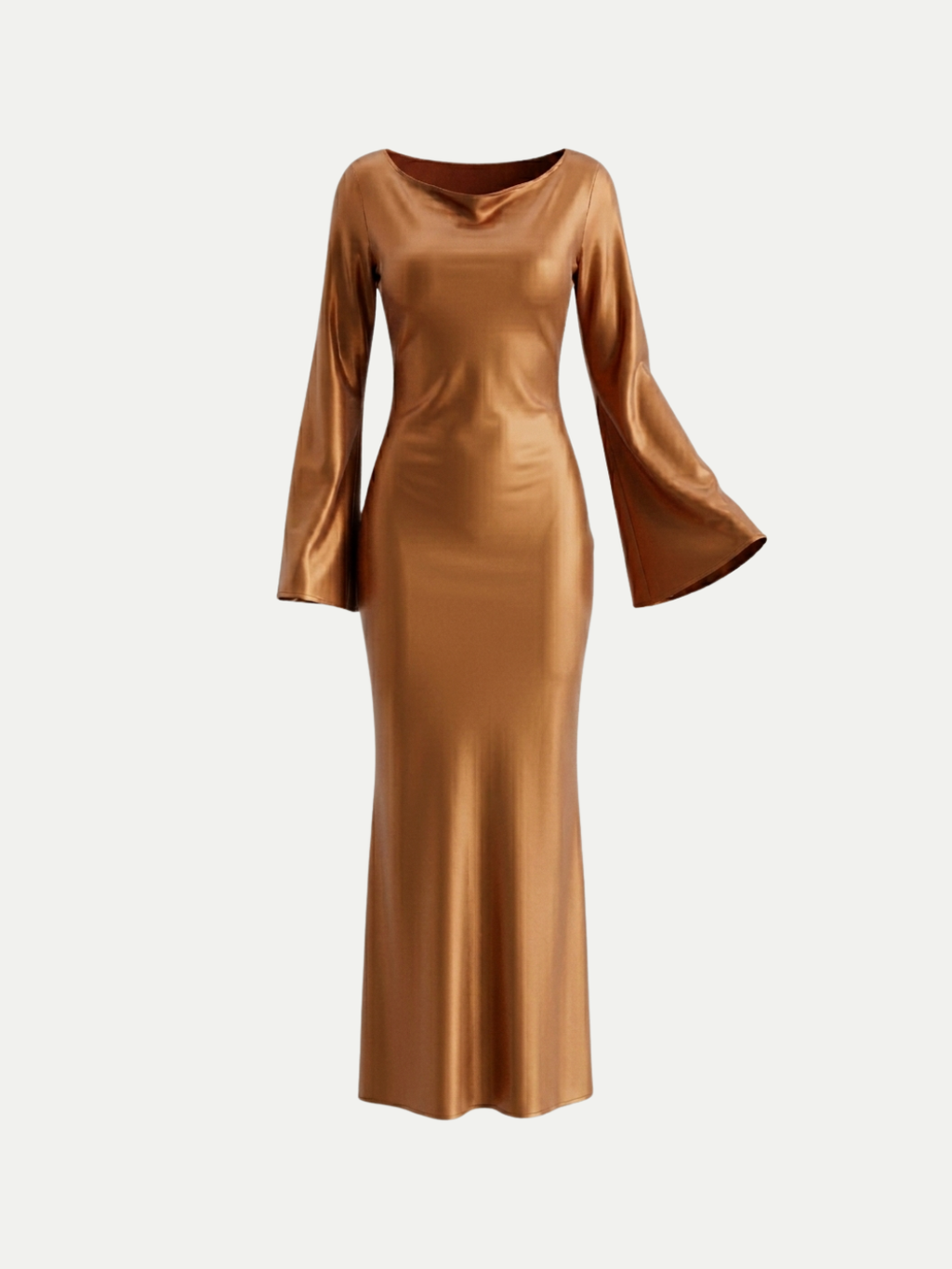 Vienna Satin Maxi Dress
