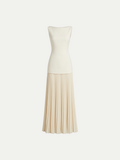 Cannes Plissé Maxi Dress