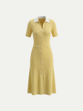 Monaco Pearl Polo Maxi Dress
