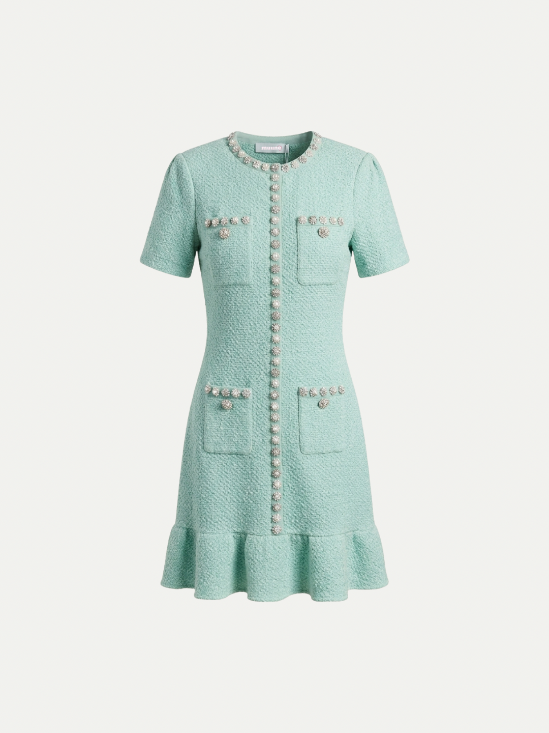 Amalfi Crystal Tweed Dress