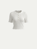 Capri Scallop Crochet Top