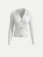 Monaco Crystal Collar Cardigan