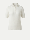 Cannes Pearl Collar Knit Top