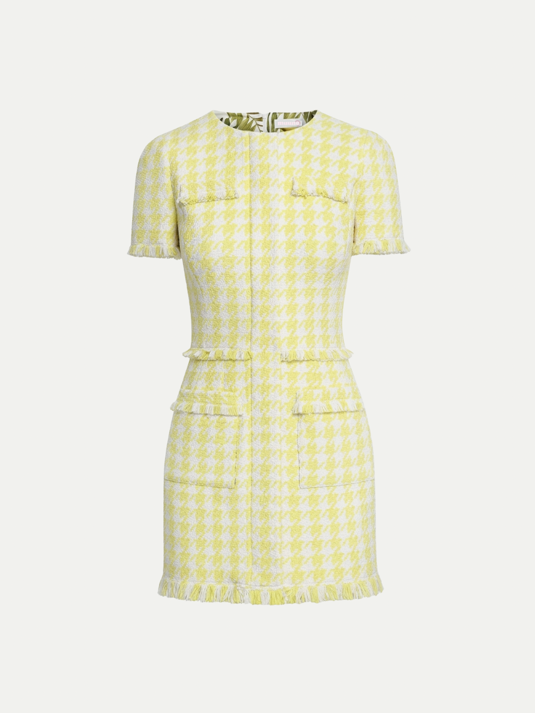 Antibes Houndstooth Tweed Dress